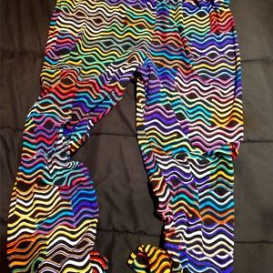 LuLaRoe TC2 multi color swirls